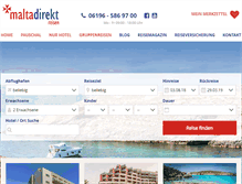 Tablet Screenshot of maltadirekt.de